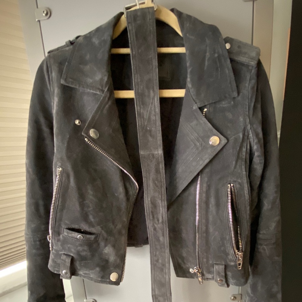 Blank NYC faux suede jacket